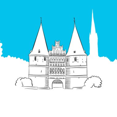Holstentor Lubeck Sketch