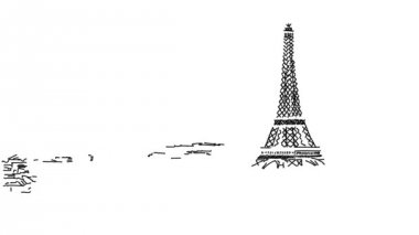 Paris manzarası animasyon
