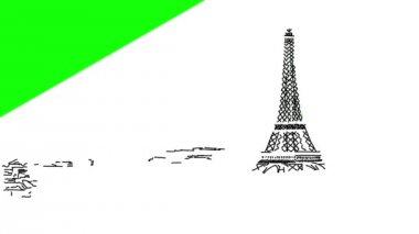 Paris manzarası animasyon