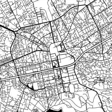 Tiran, Arnavutluk Arnavutluk vektör harita