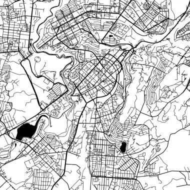 Yerevan Ermenistan vektör harita