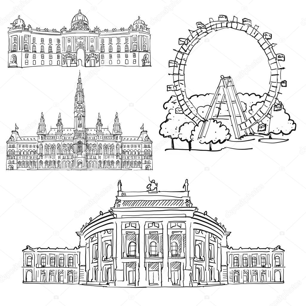 Vienna Austria Famous Buildings