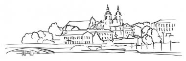 Minsk Beyaz Rusya Panorama kroki