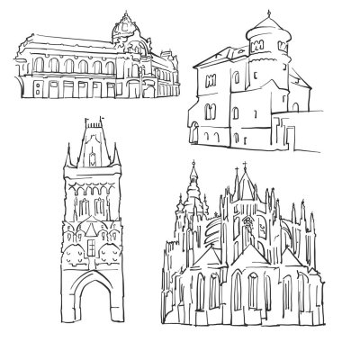 Prag Çek Cumhuriyeti ünlü binalar