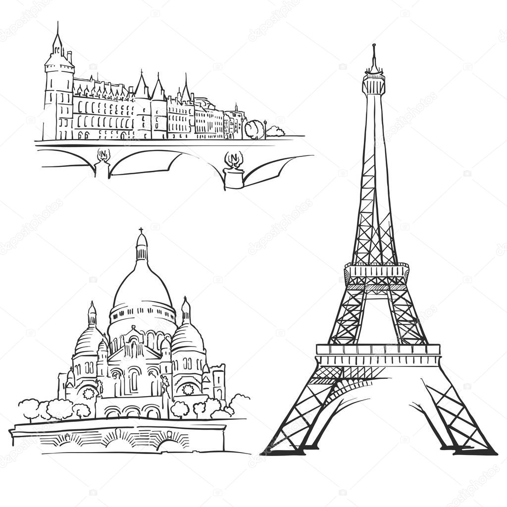 Paris France Famous Buildings