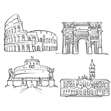 Roma İtalya ünlü binalar