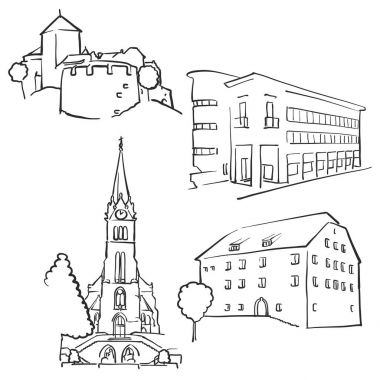 Vaduz Liechtenstein ünlü binalar