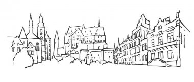 Lüksemburg Panorama kroki