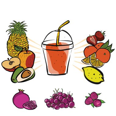 Taze yaz meyve ve güler yüzlü to Go