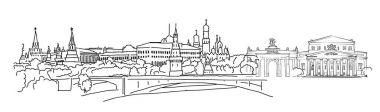 Moskova, Panorama kroki