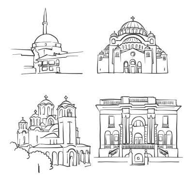 Belgrad, Sırbistan, ünlü binalar