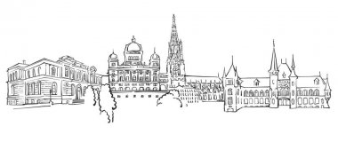 Bern Panorama Sketch