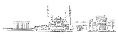 Ankara, Türkiye, Panorama kroki