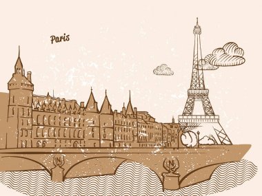 Paris, Fransa, tebrik kartı