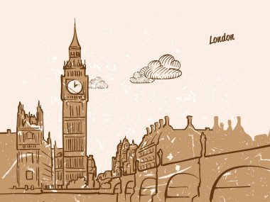 London, Büyük Britanya, tebrik kartı