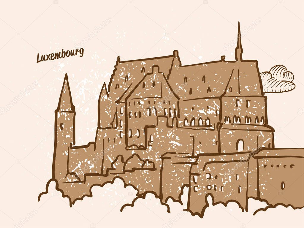 Luxembourg, Greeting Card