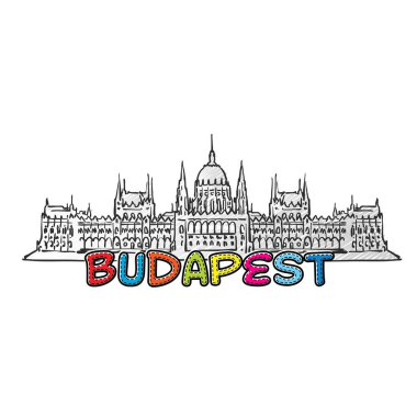 Budapeşte güzel kabataslak simge