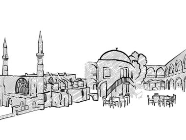 Lefkoşa, Kıbrıs ünlü seyahat kroki