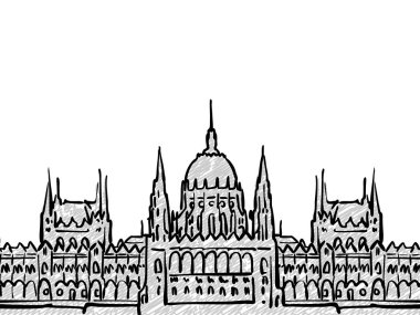 Budapeşte, Macaristan ünlü seyahat kroki