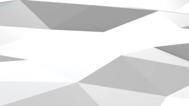 Basit beyaz origami arka plan sorunsuz döngü