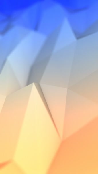 Multicolore Bleu et Orange low poly wallpaer boucle 