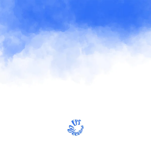 Абстрактні хмари акварельний фон — стоковий вектор