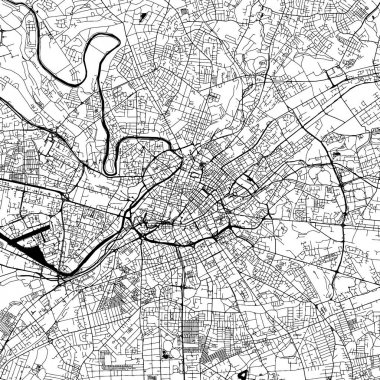 Manchester şehir vektör harita