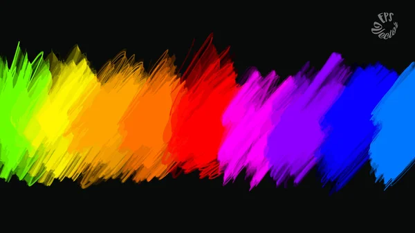 Абстрактні кольори повний банер палітри — стоковий вектор