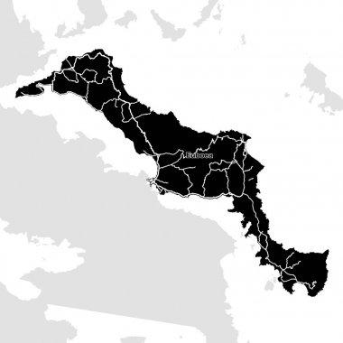 Eğriboz Adası, Yunanistan, vektör harita