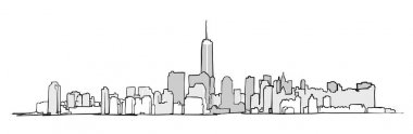 New York City Skyline çizim