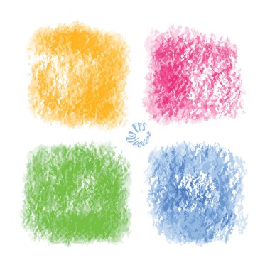 Dört eski boyalı vektör arka planlar