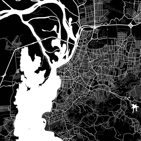 Porto Alegre, Brezilya alan Haritası