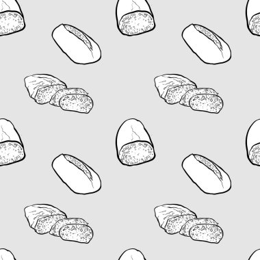 Filone pürüzsüz desen gri pullu çizim