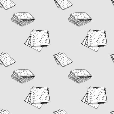 Matzo pürüzsüz desenli gri pullu çizim