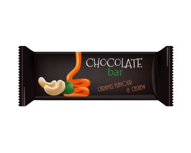 Fındık izole beyaz çikolata Bar