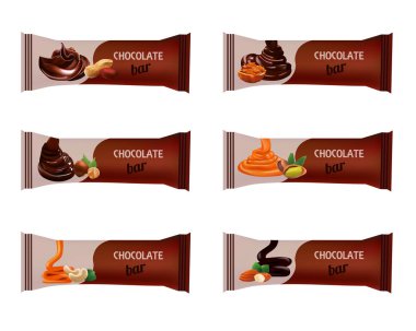 Beyaz üzerine izole edilmiş çikolata.