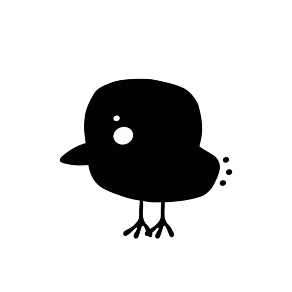 Chicken Character Design Cute Cartoon Animal Vector Illustration Abstract Icon — Stock Vector