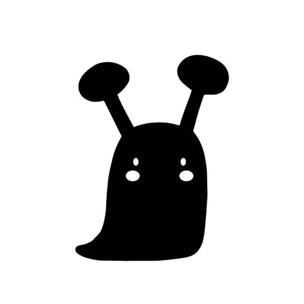Monster Charakterdesign Nette Zeichentrick Animal Vektor Illustration Abstraktes Symbol Für — Stockvektor