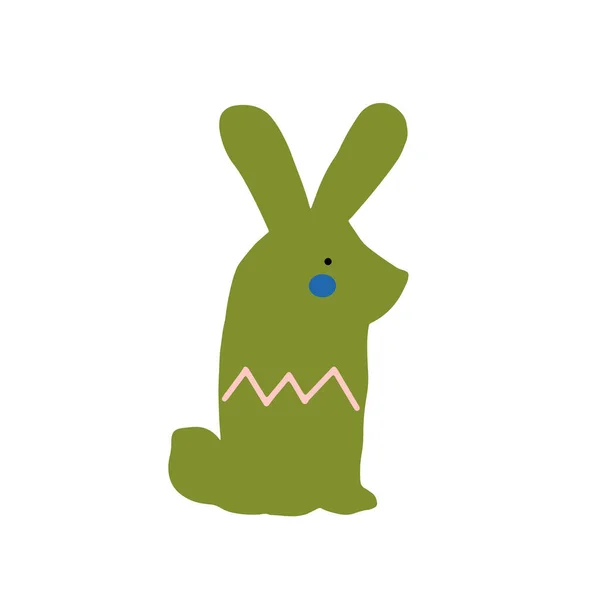 Rabbit Hare Character Design Cute Cartoon Animal Vector Illustration Abstract — Stock Vector
