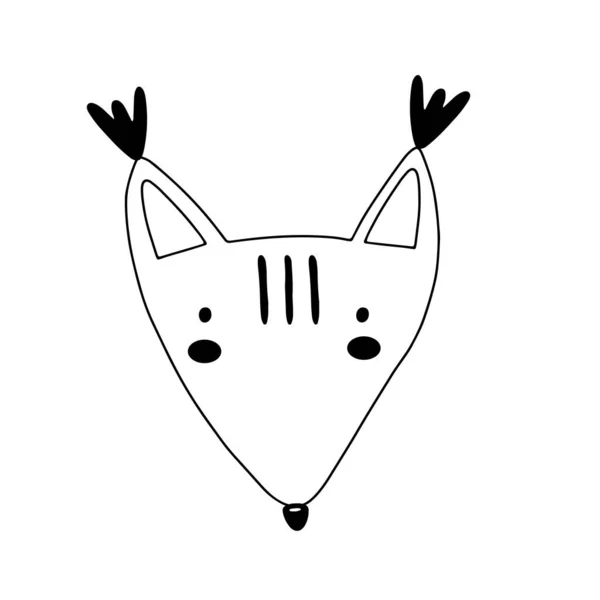 Desenho Personagem Esquilo Desenho Animado Bonito Ilustração Vetor Animal Ícone — Vetor de Stock