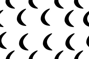 Siyah ve beyaz, soyut, pürüzsüz desen. Vektör minimalist basit arkaplan