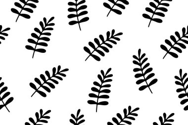 Siyah ve beyaz, soyut, pürüzsüz desen. Vektör minimalist basit arkaplan