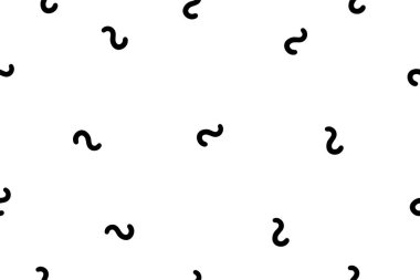 Siyah ve beyaz, soyut, pürüzsüz desen. Vektör minimalist basit arkaplan