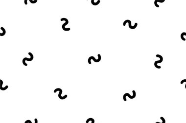 Siyah ve beyaz, soyut, pürüzsüz desen. Vektör minimalist basit arkaplan