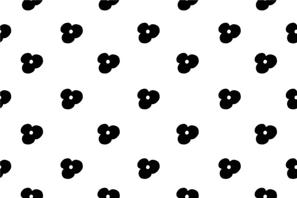 Černobílý Abstraktní Bezešvý Vzor Vektorové Minimalistické Jednoduché Pozadí — Stockový vektor