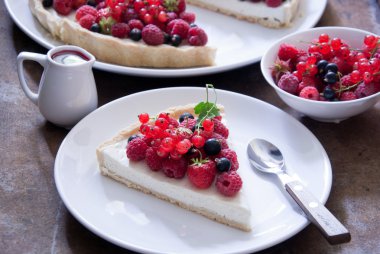 Ev yapımı Berry tart