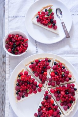 Ev yapımı Berry tart