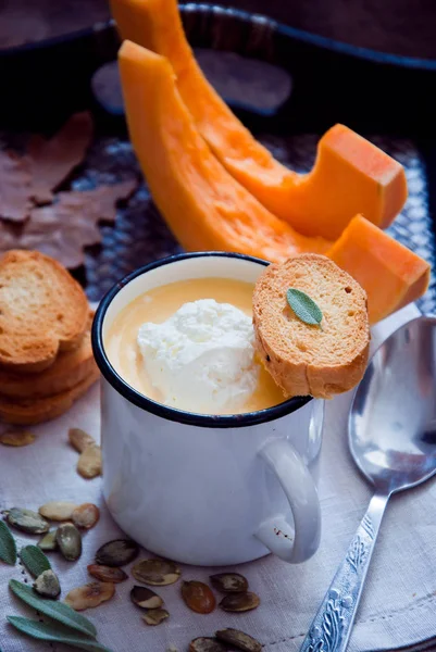 ev yapımı kabak çorbası