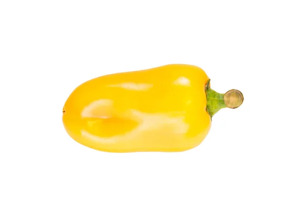 Gele paprika op een witte achtergrond — Stockfoto