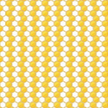 Sarı ve beyaz petek arka plan.